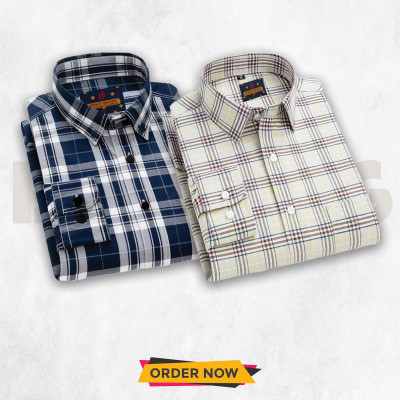 Men's Full Sleeve Check Shirt