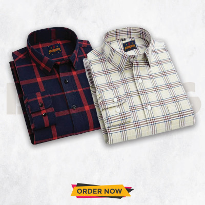 Men's Full Sleeve Check Shirt