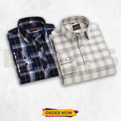 Men's Full Sleeve Check Shirt