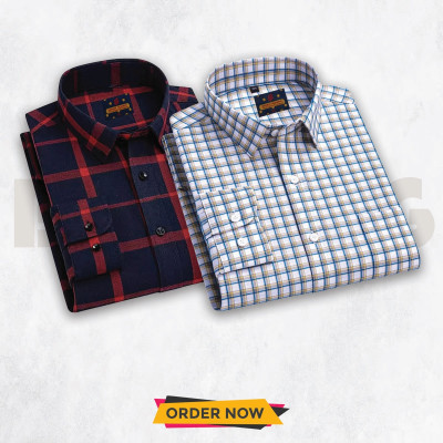 Men's Full Sleeve Check Shirt