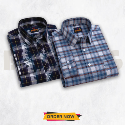 Men's Full Sleeve Check Shirt