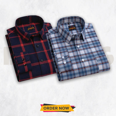 Men's Full Sleeve Check Shirt