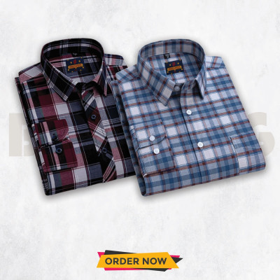 Men's Full Sleeve Check Shirt