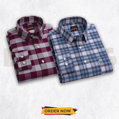 Men's Full Sleeve Check Shirt