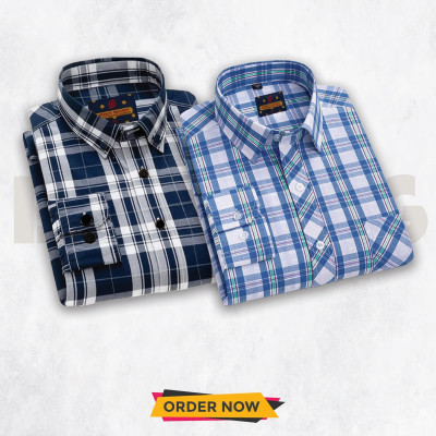 Men's Full Sleeve Check Shirt