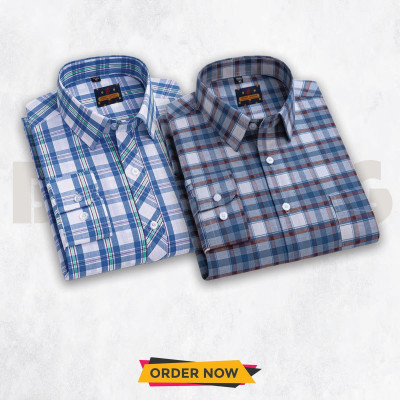 Men's Full Sleeve Check Shirt