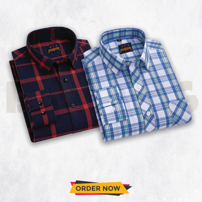 Men's Full Sleeve Check Shirt