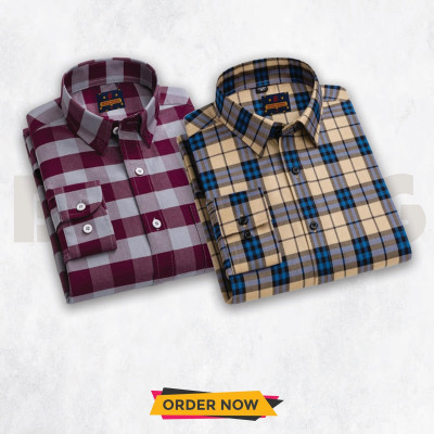 Men's Full Sleeve Check Shirt
