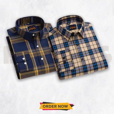 Men's Full Sleeve Check Shirt