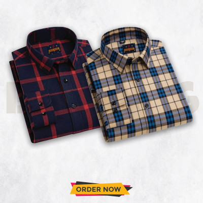 Men's Full Sleeve Check Shirt
