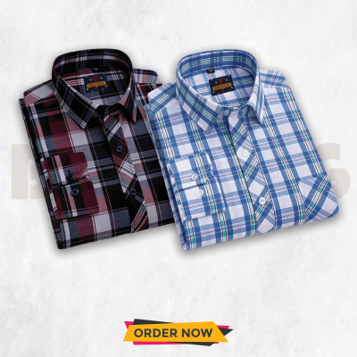 Men's Full Sleeve Check Shirt