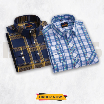 Men's Full Sleeve Check Shirt