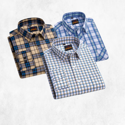Men's Full Sleeve Check Shirt
