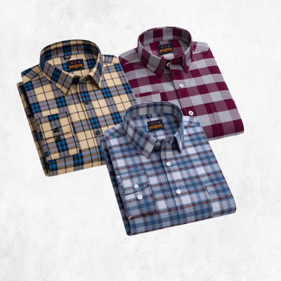 Men's Full Sleeve Check Shirt