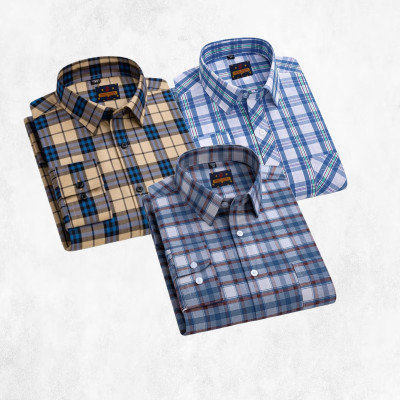 Men's Full Sleeve Check Shirt
