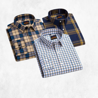 Men's Full Sleeve Check Shirt