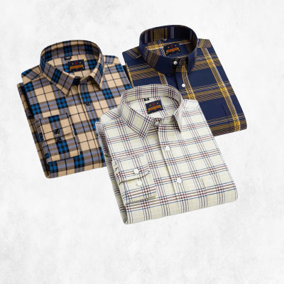 Men's Full Sleeve Check Shirt