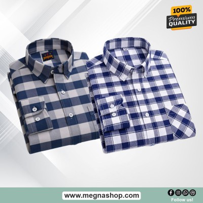 Men's Full Sleeve Check Shirt